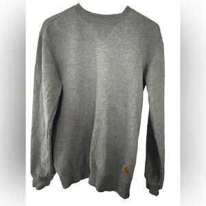 Carhartt Men's Heather Gray V-Neck Sweater